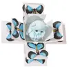 Box with 8 Blue Butterflies and Teddy thumbnail