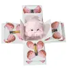 Box with 8 Pink Butterflies and Teddy thumbnail